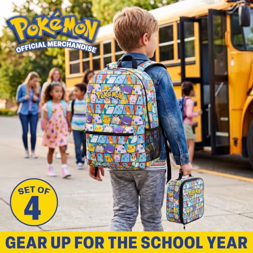 Get Trend Pokemon Boys Backpack 4 Piece Set - color: Multi Pokemon