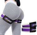 Occlusion Bands for Women Glutes & Hip Building, Blood Flow Restriction Bands BFR Bundle Booty Bands, Best Fabric Resistance Bands for Exercising Your Butt, Squat, Thigh, Fitness - color: Purple/Grey
