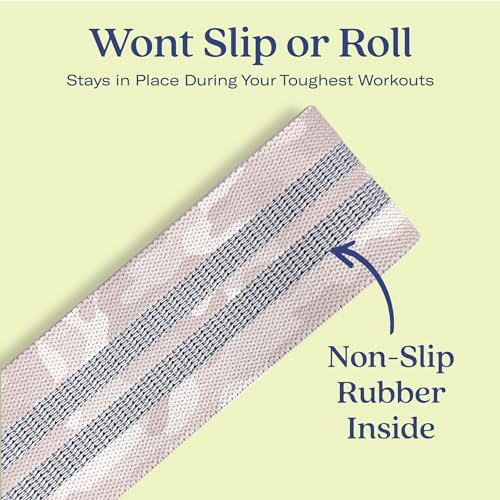 ALTA Booty Bands for Women, Non-Slip Fabric Resistance Bands for Working - color: Camo