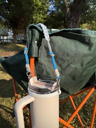 Outman Sport Water Bottle Handle Strap Holder Sling Cup Handle - color: Blue and Purple