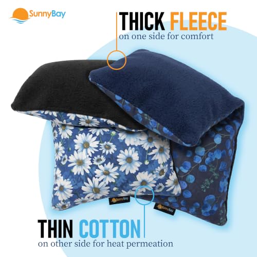 SunnyBay Heating Pad, Neck and Shoulder Wrap, 6x11 inch, Eucalypse - color: Pack of 2 - Euca