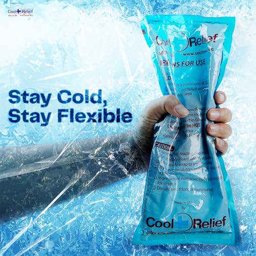 Large Reusable Ice Pack for Back Pain, Knee & Shoulder Surgery Recovery - 11" x 12" Hot/Cold Flexible Gel Compress - Customizable: Can Be Cut into Two 5.5" x 12" Packs