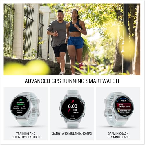 Garmin Forerunner® 570, 42mm, Aluminum, Whitestone/Cloud Blue - color: Cloud Blue with Whitestone, size: 42mm