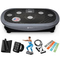 Lifepro Rumblex 4D Vibration Plate Exercise Machine with 7 Training Modes - color: Gray, size: Plus