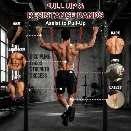 5-Level Resistance Bands for Working Out, Pull Up Assistance Bands