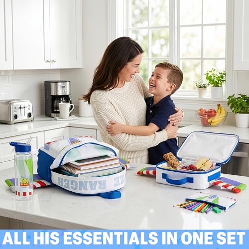 Get Trend Disney Toy Story Buzz Lightyear Boys Backpack, 4 Piece Set - color: Multi Buzz
