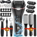 Wea&Hea Electric Callus Remover for Feet, 3 Roller Heads, 17-in-1 Kit - style: Kit 17 in 1