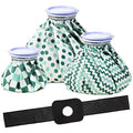Nuanchu 3 Pcs Reusable Ice Bags for Injuries, Polka Dot, Green - size: Green, style: Polka Dot