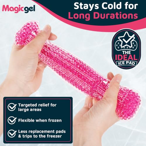 Magic Gel Perineal Cooling Pads for Postpartum, 2 Reusable Ice Packs & 2 Washable Covers, Hot & Cold Perineal Ice Packs, Ice Pack Pads for Hemorrhoid Relief, C-Section Recovery & Perineal Cold Therapy