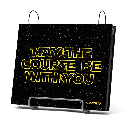 Gone For a Run BibFOLIO Race Bib Album - May The Course Be With You - 9.5x8 - color: May The Course Be With You