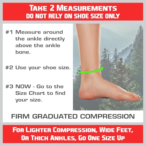 TechWare Pro Plantar Fasciitis Socks – Cushion Ankle Compression Socks Women & Men. Achilles Tendonitis Brace & Arch Support - color: Black / Blue, size: Small