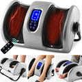 Best Choice Products Heated Shiatsu Foot Massager for Pain Relief, Plantar Fasciitis, Neuropathy, Blood Circulation w/Compact Design - Silver - color: Silver