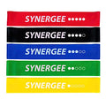 Synergee Mini Loop Bands – Resistance Bands for Home or Gym - color: a) Multicolor 5 Pack