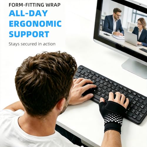 Thumb & Wrist Ice Pack Wrap, Thickened Ice Gel Pad, Reusable Hand Ice Pack with Long-Lasting Hot & Cold Therapy for Carpal Tunnel Relief, Arthritis Pain, Post-Surgery, Computer Overuse Recovery - color: Black, size: S/M