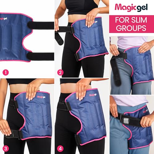 Magic Gel Extra Large Hip Ice Pack Wrap - Reusable Cold Pack for Hip Bursitis, Hip Replacement Surgery and Hip Flexor Pain. Hip ice wrap for Inflammation, Swelling and Hip Pain Relief - style: Extra Large Hip Ice Pack