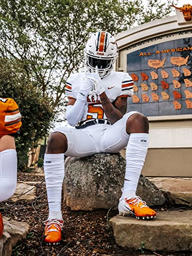 Nxtrnd Football Leg Sleeves, Calf Sleeves for Men & Boys, Sold as a Pair - color: White, size: One Size