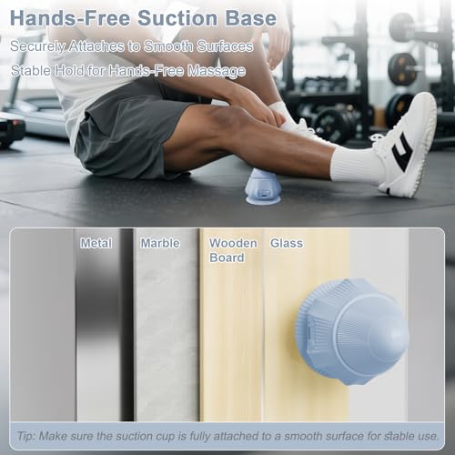 Mini Muscle Massager with Heat and Vibration Ball Massage Head