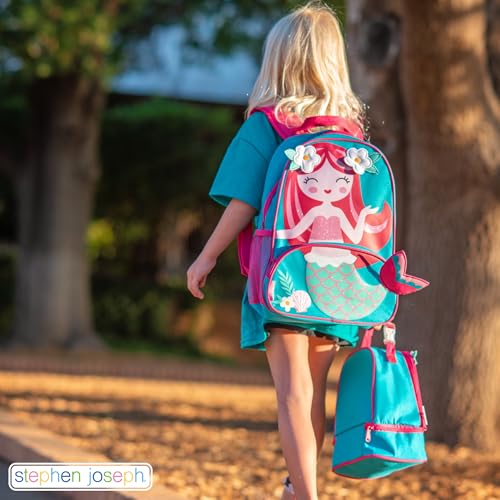 Stephen Joseph Little Sidekick Backpack, Toddler Backpack for Little Kids, Daycare and Preschool, Mermaid - color: Mermaid