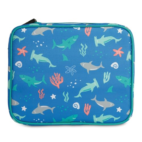 PackIt Freezable Classic Lunch Box, Sea Shark - color: Sea Shark