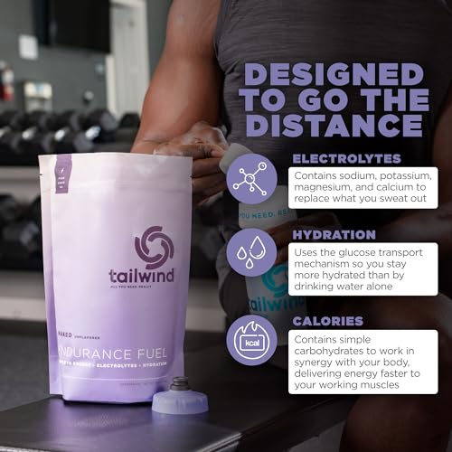 Tailwind Nutrition Endurance Fuel, Naked Unflavored, 30-Serving Bag - size: 30 Servings (Pack of 1)
