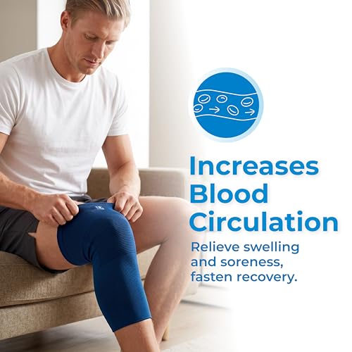 LP 667 Full Length Compression Leg Sleeve for Men & Women - color: Yellow, size: X-Large