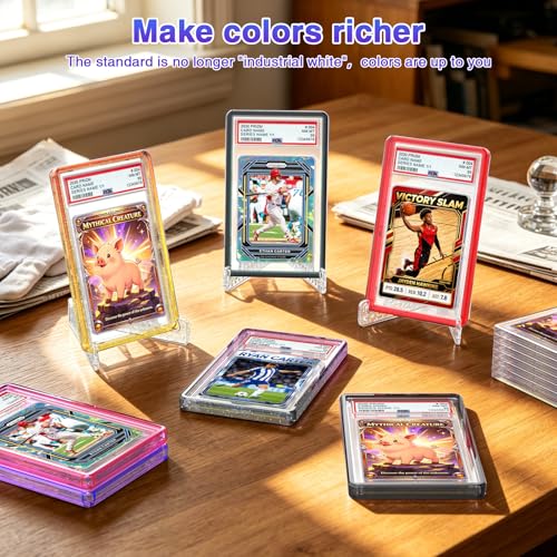 For PSA Graded Card Slab Protector Case Black - color: Black