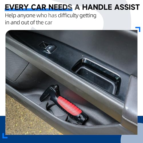4 in 1 Car Door Handle Assist for Elderly 2PCS - Multifunction Car Transfer Aid - Help Elderly Get Out of Car, Auto Cane Portable Vehicle Support Handle for Seniors, Handicapped, Max 450 Pounds - size: 2pcs