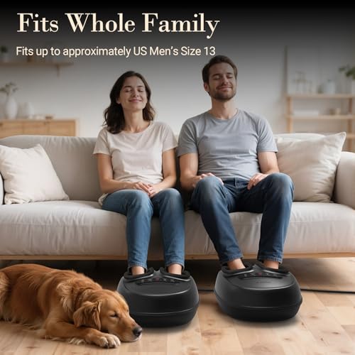 CuPiLo Foot Massager -[2026 Upgraded], FSA Eligible HSA, Up to Size 13 - color: Carbon Black