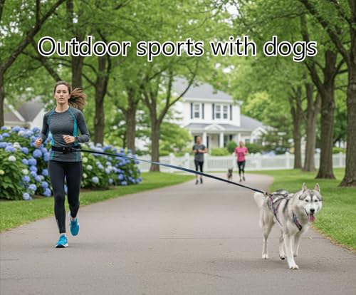 Weight Pulling Harness for Dogs – Running, Sled, Canicross & Large - color: Blue, size: L