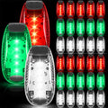 Copkim 30/60/100 Pcs LED Running Light Bulk - color: Red,Green,White
