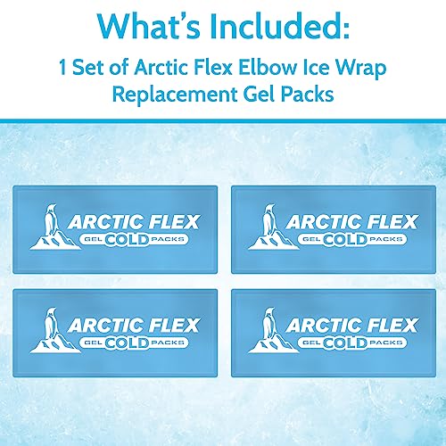 Arctic Flex Gel Replacement Packs - Ice Packs Reusable for Elbow Ice Brace - size: Elbow