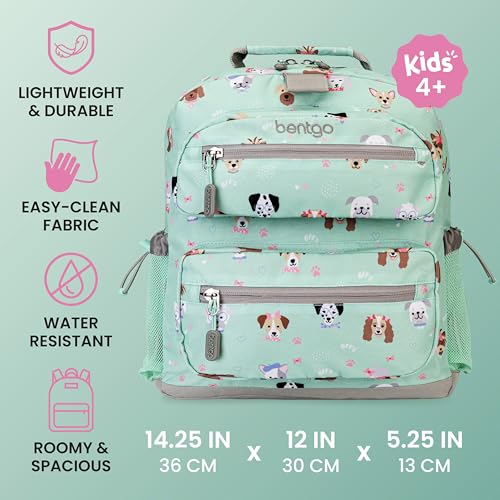 Bentgo Kids Print Durable & Water-Resistant Backpack - color: Puppy Love, size: Kids Medium