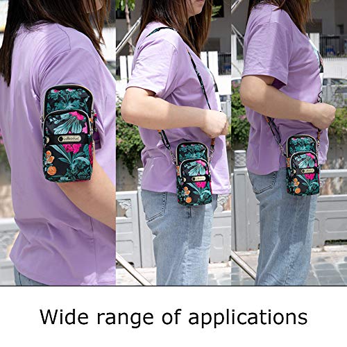 Sports Armband Outdoor Sweat-Proof Running Armbag Cross-Body Shoulder Casual Wallet Purse Gym Fitness Cell Phone Bag Key Holder for iPhone 13 PRo/12 Pro/Xs Max/Xr,Galaxy S10 Plus, P30 Pro (#19) - color: #19