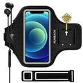 Armband for iPhone 13 Mini/12 Mini/11 Pro/iPhone X/XS,Sweatproof Running Exercise Gym Bag with Card Slot(Black)