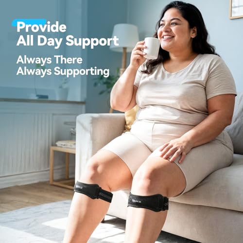 AGPTEK Plus Size Knee Brace for Women & Men, Patella Tendon Knee Strap - size: X-Large