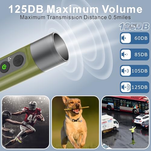 Electronic Whistle Highest IPX5 Maximum Sound 125db Battery 1000mAh Blue for Coaches Teacher, Sports Whistle - color: Green
