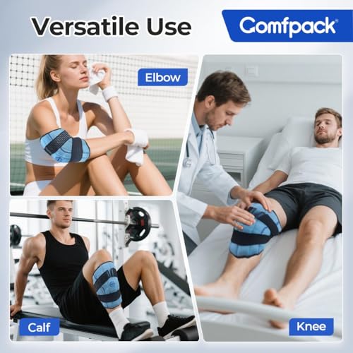 Comfpack Knee Ice Pack Wrap, 2 Hours Ice Pack for Knee Replacement Surgery
