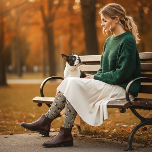 Cute Dog Compression Socks Women Men, Dog Lover Gift - color: Boston Terrier2
