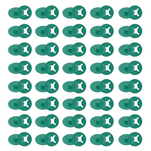 PATIKIL Running Bib Race Clips, 40 Pcs Race Fastener Race Number Buckle Fixing System Marathon Number Buckles Fasteners Holders for Runners Field, Green - color: Green