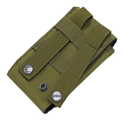 Universal Tactical MOLLE Holster Army Mobile Phone Belt Pouch EDC Security Pack Carry Accessory Kit Waist Bag Case Compatible iPhone 13 Pro X XS Max XR 7 8 6/6s Plus for Samsung Galaxy S10 S9 S8 Plus - color: #C (Big)
