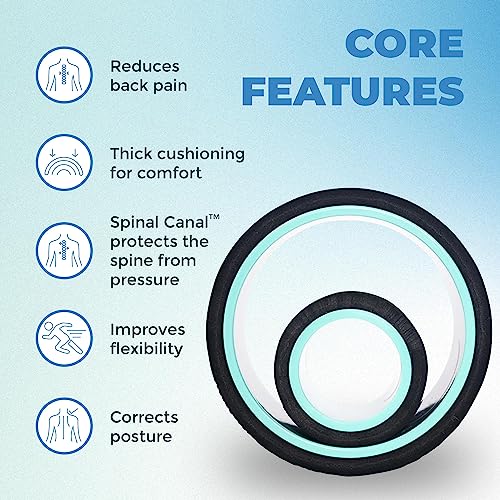 Chirp Wheel+ Foam Roller 2-Pack, Back & Neck Pain Relief, Mint - size: 2 Pack