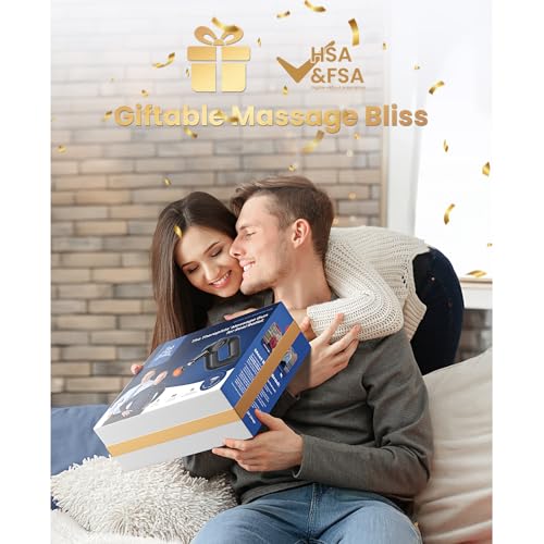 BOB AND BRAD D6 Pro Plus Massage Gun with Heat, Deep Tissue Percussion with 16mm Amplitude, Professional Muscle Massager Gun for Athletes, Quiet Electric Handheld Massager - color: Lava Black