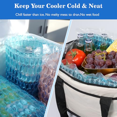 Flexible Ice Pack 27°F Reusable Cooler 3 Sheets (Blue)