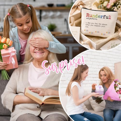 Running Gifts for Women, Runderful Zipper Makeup Bag - color: Runderful