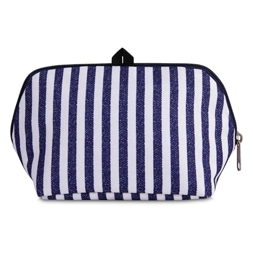 PackIt Freezable Snack Bag, Seaside Stripes, Medium (Pack of 12) - color: Azul & blanco