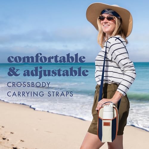 Fit & Fresh Nina Water Bottle Bag - color: Navy