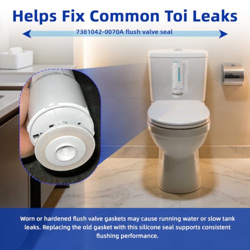 7381042-0070A Flush Valve Seal Fit American Standard Tank 4035.216 4035.516 - style: 3 Pack