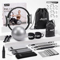 JELUTAR Pilates Kit for Women Home Workout, Pilates Equipment Set - color: Black