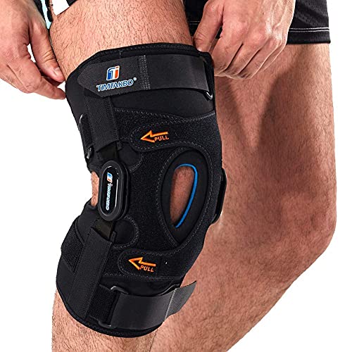 XL Plus Size Hinged Knee Brace with GEL Patella for Women Men Meniscus Tear - size: X-Large