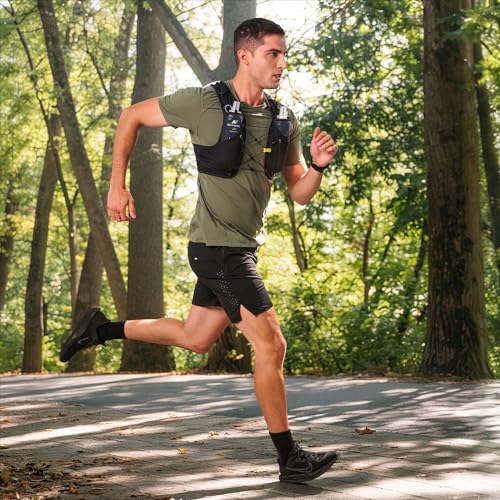 N NEVO RHINO 12L Trail Running Hydration Vest with 2 TPU 500ml Soft Flasks - color: White, size: Large